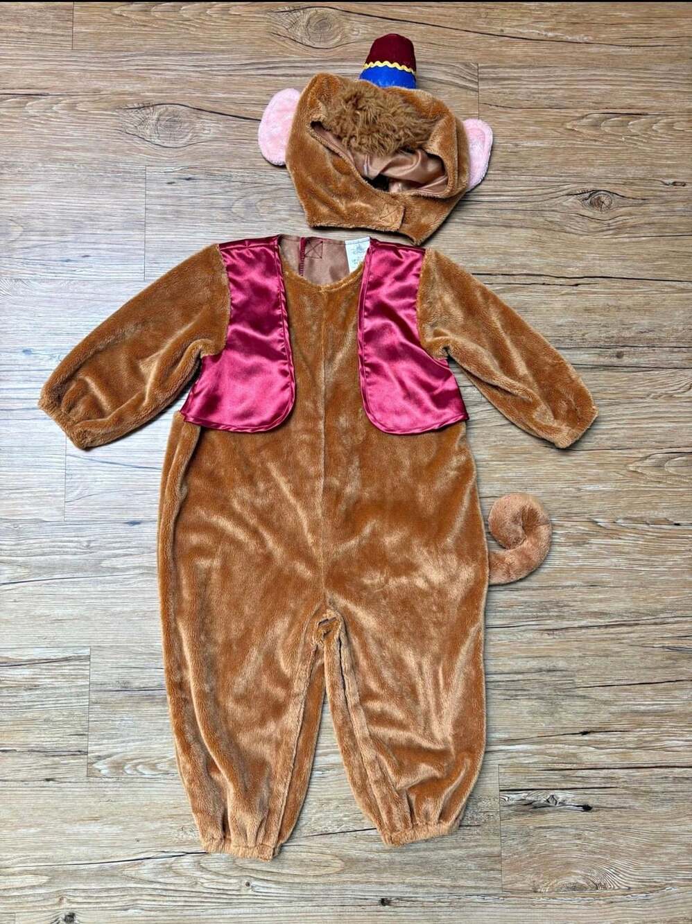 Disney Store Aladdin Abu Monkey Baby Costume Size 18-24M